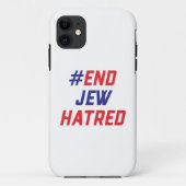 #EndJewHatred iPhoneケース（白） Case-Mate iPhoneケース (裏面)