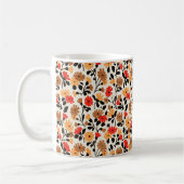 Endleaves of Art floral pattern コーヒーマグカップ (左)