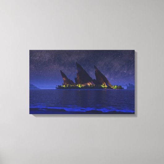 Endless Blue (Starlight) キャンバスプリント (正面)
