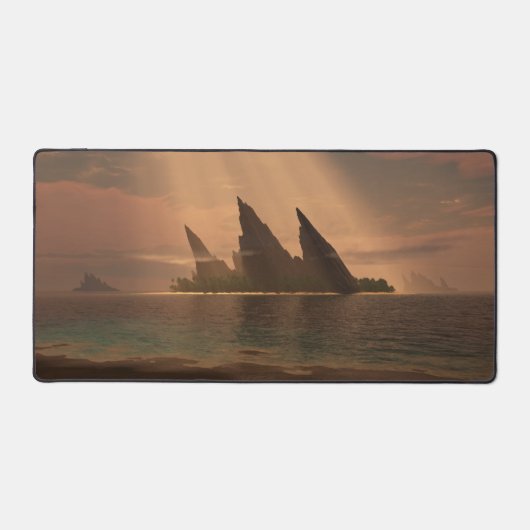 Endless Blue (Sunbeam) デスクマット (正面)