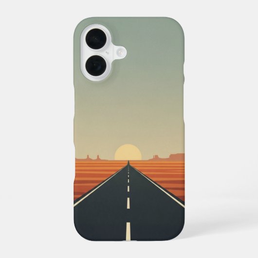 Endless Desert Highway iPhone 16ケース (裏面)