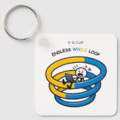 Endless Loop Aware Python Developer | Keychain キーホルダー (正面)