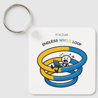 Endless Loop Aware Python Developer | Keychain キーホルダー
