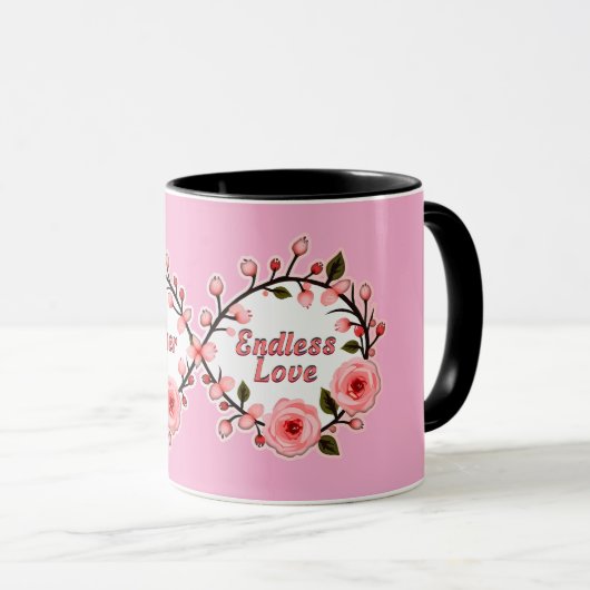 Endless Love – Mother Floral Art マグカップ (正面右)
