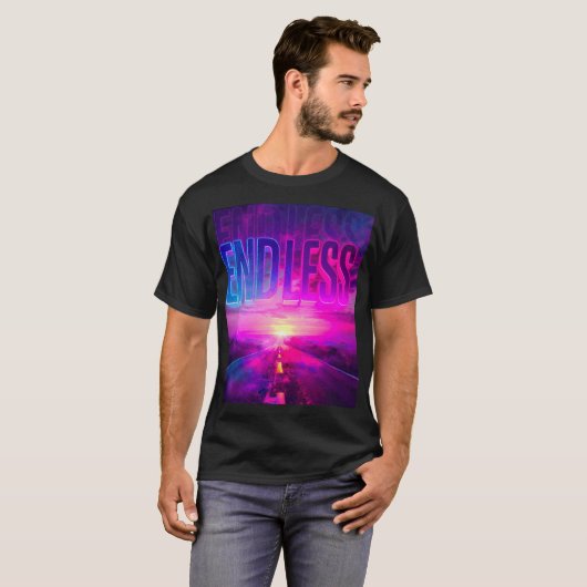 ENDLESS Neon Highway Dark Tシャツ - RAMHEARTS (正面フル)