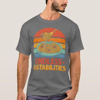 Endless Pastabilities Pasta Lover Italian Food vin Tシャツ