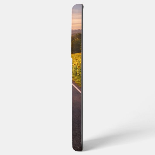 Endless Road Through Desert Landscape Phone Case Samsung Galaxyケース (左側面)