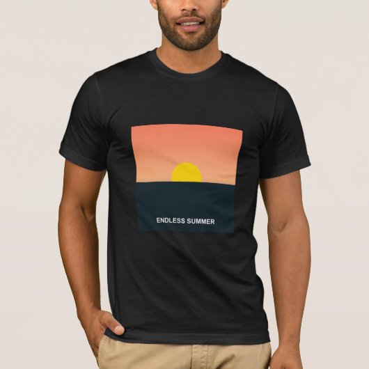 Endless Summer – Sun, Freedom & Good Vibes Tシャツ (正面)