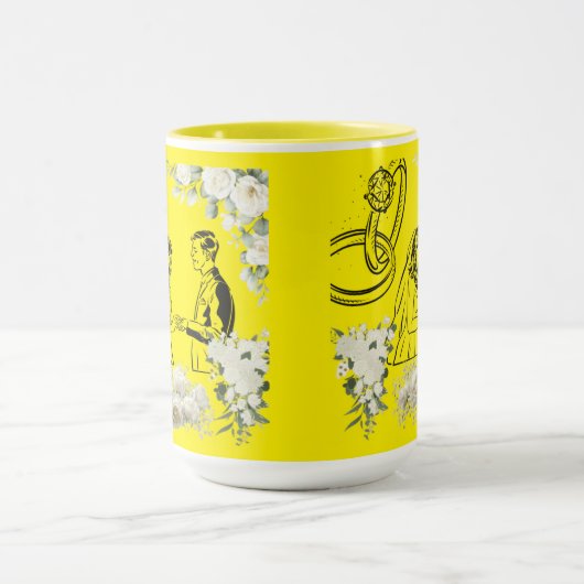Endless vow magic yellow マグカップ (中央)