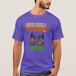 Endlessly Entertained by Camping vintage Tシャツ
