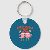 Endo Squad Nurse Stomach Santa Hat Endoscopy Tech  キーホルダー (正面)