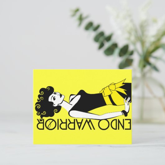 ENDO WARRIORはがき ポストカード (スタンド正面)