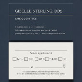 Endodontics Office Appointment Reminder 名刺