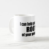 Endodontistsのためのギフト コーヒーマグカップ (正面左)