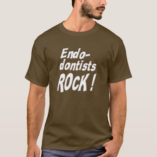 Endodontistsの石! Tシャツ (正面)