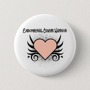 Endometrial蟹座の戦士のハート 缶バッジ