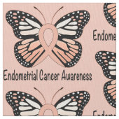 Endometrial蟹座の蝶認識度のリボン ファブリック (クローズアップ)