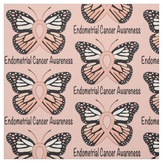 Endometrial蟹座の蝶認識度のリボン ファブリック (見本)