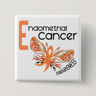 Endometrial蟹座の蝶3.1 缶バッジ