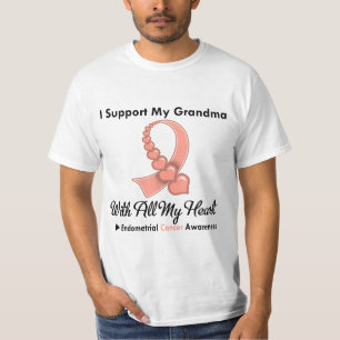 Endometrial蟹座私は私の祖母を支えます Tシャツ