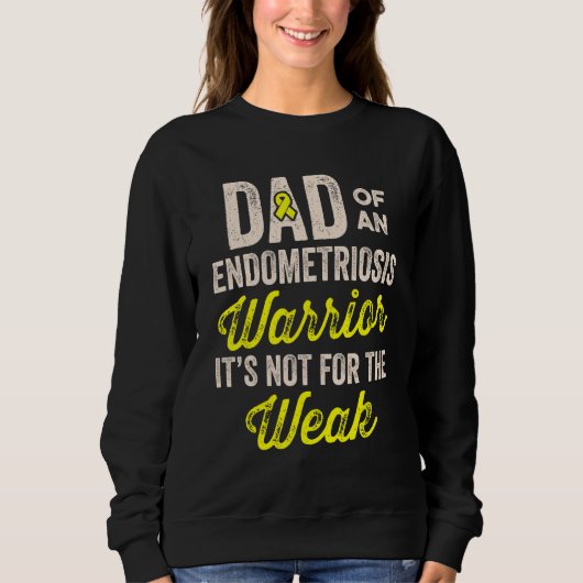 Endometriosis Endo Survivor Dad Warrior 2 スウェットシャツ (正面)
