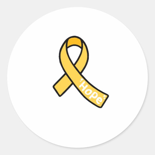 Endometriosis Ribbon  ラウンドシール (正面)