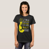 Endometriosis Warrior Awareness Ribbon Disease Tシャツ (正面フル)