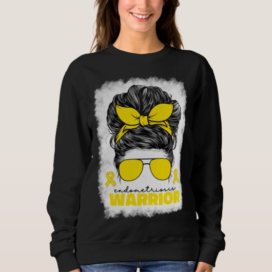 Endometriosis Warrior For Women Mom Endometriosis  スウェットシャツ (正面)