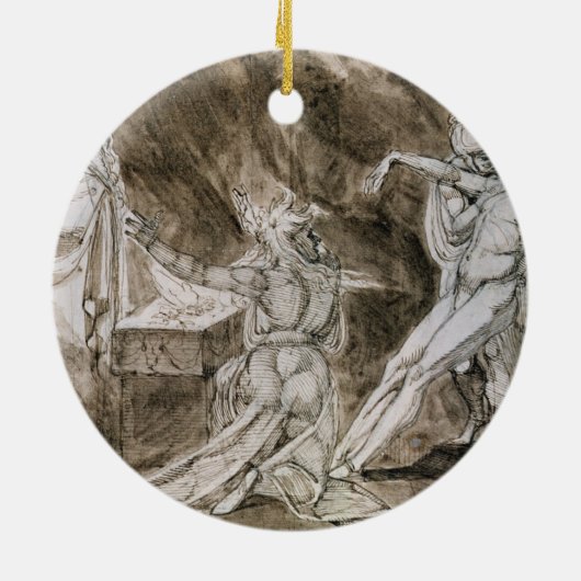 "EndorのSaulそして魔法使い"のための勉強 セラミックオーナメント (裏面)