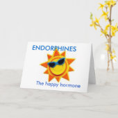 ENDORPHINESの幸せなホルモン カード (黄色い花)