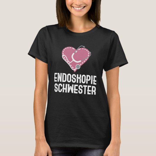 Endos Schwester Nurse Care Proud Profession Tシャツ (正面)