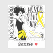 ENDOWARRIOR NEVER 与え UP  Vinylシール シール (シート)