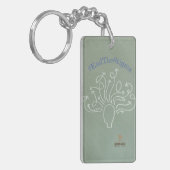 #EndTheStigma Korman Productions YouTubeチャンネル キーホルダー (正面左)