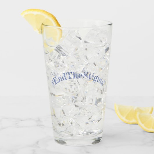 #EndTheStigma Korman Productions YouTubeチャンネル タンブラーグラス (アイス正面)