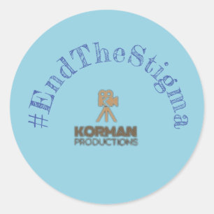 #EndTheStigma Korman Productions YouTubeチャンネル ラウンドシール