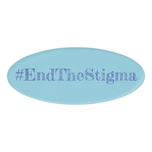 #EndTheStigma Korman Productions YouTubeチャンネル 名札 (正面)
