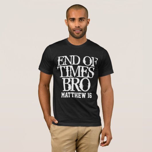 ENDTIMES CHRISTIAN TEES MATTHEW 16 Tシャツ (正面フル)