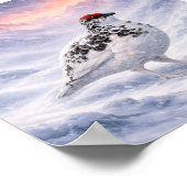 Enduring the Storm — Ptarmigan in the Japanese Alp ポスター (角)