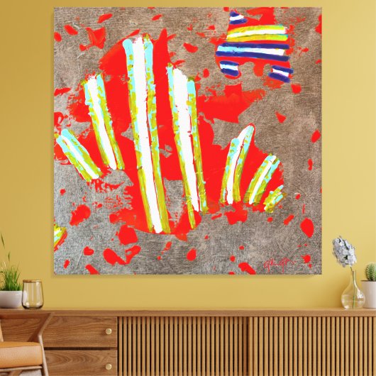 Enengy Code o2324 - canvas print キャンバスプリント (インサイチュ (リビング))