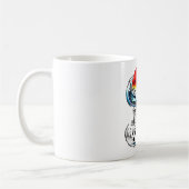 Energetic Anime Soccer Cat - Personalized Athlete  コーヒーマグカップ (左)