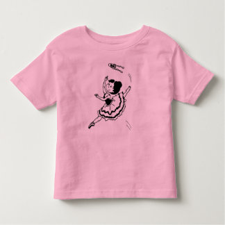 Energetic Ballerina トドラーTシャツ