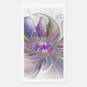 Energetic, Colorful Abstract Fractal Art Flower (正面)
