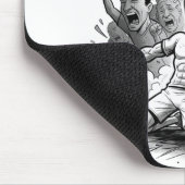 Energetic Football Goal Celebration Mouse Pad マウスパッド (コーナー)