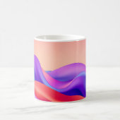 Energetic Gradient Waves Mug-Colorful Abstract Mug コーヒーマグカップ (中央)