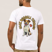 Energetic Jack Russell Terrier Portrait T-Shirt Tシャツ (裏面)