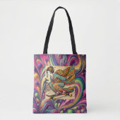 Energetic Ukiyo-e Tote Bag トートバッグ (正面)