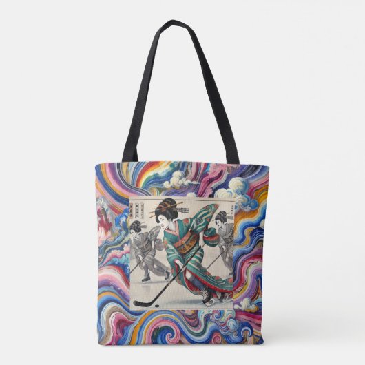 Energetic Ukiyo-e Tote Bag トートバッグ (裏面)