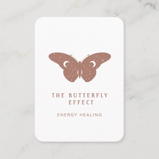 Energie Heiler Reiki Spirituell Visitenkarte 名刺 (正面)