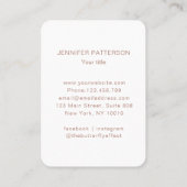 Energie Heiler Reiki Spirituell Visitenkarte 名刺 (裏面)