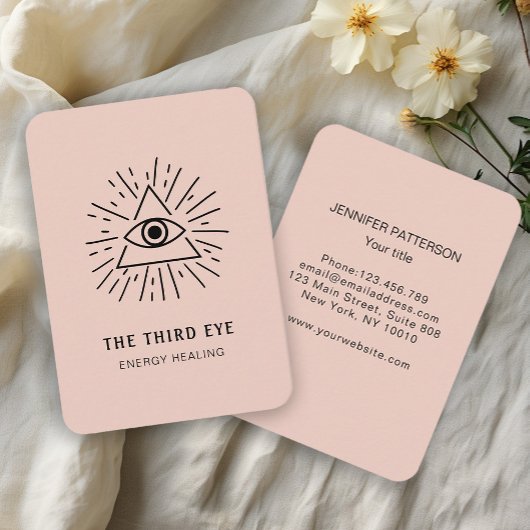 Energie Heiler Reiki Spirituell Visitenkarte 名刺